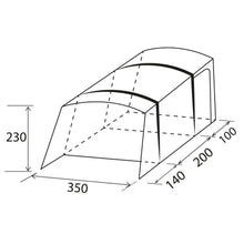 Carica l'immagine nel visualizzatore di Gallery, Tenda laterale per van Advantourer A.I.R. TECH Brunner