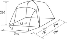 Carica l'immagine nel visualizzatore di Gallery, Tenda pneumatica per minibus Trouper XL A.I.R. TECH  Brunner