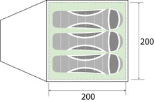 Carica l'immagine nel visualizzatore di Gallery, Tenda da campeggio per 3 persone Brunner Blitz 3 automatic