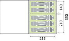 Carica l'immagine nel visualizzatore di Gallery, Tenda familiare da campeggio Brunner Family A.I.R. Tech Paraiso