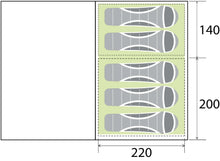 Carica l'immagine nel visualizzatore di Gallery, Tenda Family Brunner Kalinda 5