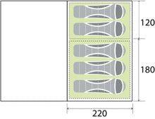 Carica l'immagine nel visualizzatore di Gallery, Tenda da campeggio a tunnel Brunner Arqus Outdoor 5