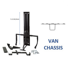 Carica l'immagine nel visualizzatore di Gallery, Kit cinture Fiat Ducato Van Puntone Dritto per sicurezza seggiolino camper misure