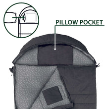 Carica l'immagine nel visualizzatore di Gallery, Scomparto cuscino Sacco a pelo da campeggio Brunner Nemos 160