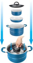 Carica l'immagine nel visualizzatore di Gallery, Set pentole da campeggio Brunner Carezza 7+1 Ø22