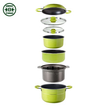 Carica l'immagine nel visualizzatore di Gallery, Set pentole da campeggio Brunner Juniper NG 8+1 Ø22