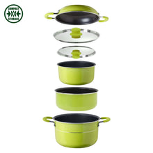 Carica l'immagine nel visualizzatore di Gallery, Set pentole da campeggio Brunner Juniper NG 7+1 Ø20