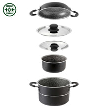 Carica l'immagine nel visualizzatore di Gallery, Set pentole da campeggio Brunner Pirate 6+1 Ø18