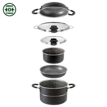 Carica l'immagine nel visualizzatore di Gallery, Set pentole da campeggio Brunner Pirate 7+1 Ø20