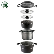 Carica l'immagine nel visualizzatore di Gallery, Set pentole da campeggio Brunner Pirate 7+1 Ø22