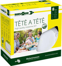 Carica l'immagine nel visualizzatore di Gallery, Scatolo Set piatti da campeggio Brunner TÊTE-Â-TÊTE Pralin