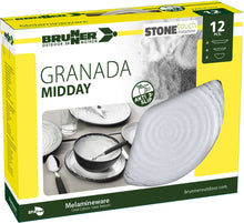 Carica l'immagine nel visualizzatore di Gallery, Scatolo Set piatti da campeggio Brunner Midday Granada