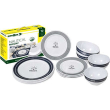 Carica l'immagine nel visualizzatore di Gallery, Set piatti da campeggio Brunner Midday Nautical