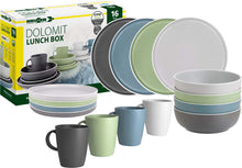 Carica l'immagine nel visualizzatore di Gallery, Set stoviglie da campeggio Brunner Lunch Box Dolomit