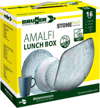 Carica l'immagine nel visualizzatore di Gallery, Scatolo Set stoviglie da campeggio Brunner Lunch Box Amalfi