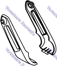 Carica l'immagine nel visualizzatore di Gallery, Ricambi per portabici comuni Thule Sport&Elite