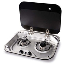 Carica l'immagine nel visualizzatore di Gallery, Piano cottura per camper due fuochi Carbest