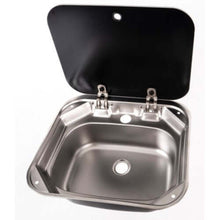 Carica l'immagine nel visualizzatore di Gallery, Lavello in acciaio con coperchio Carbest