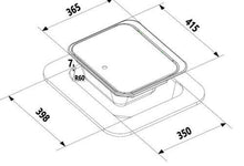 Carica l'immagine nel visualizzatore di Gallery, Lavello in acciaio con coperchio Carbest misure