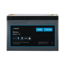 Carica l'immagine nel visualizzatore di Gallery, Batteria Mestic AGM Mab per camper