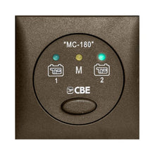 Carica l'immagine nel visualizzatore di Gallery, MC-180 pannello di comando per Battery Duo-System 180 per camper marrone