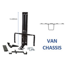 Carica l'immagine nel visualizzatore di Gallery, Kit attacco cinture Fiat Ducato Van Predisposizione Combi per seggiolini camper misure