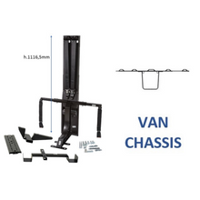 Carica l'immagine nel visualizzatore di Gallery, Kit attacco cinture Fiat Ducato Van Predisposizione Combi per seggiolini camper misure