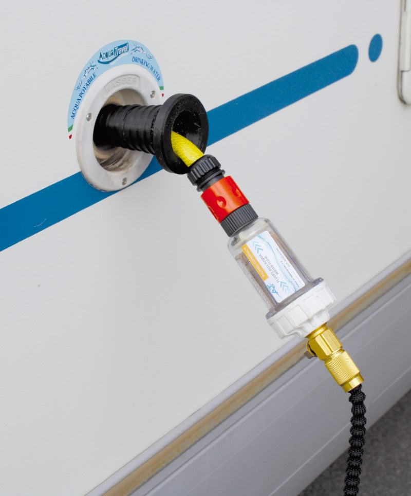 Kit Carico Acqua Per Camper Con Filtro Sedimenti - Tubo, Pistola, Canna E Sanificante - Foto 4