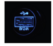 Carica l'immagine nel visualizzatore di Gallery, Presa USB Mini da incasso 12V 5V 2,4A