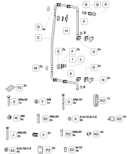 Carica l'immagine nel visualizzatore di Gallery, Portabici per VW Crafter Carry bike frame Fiamma