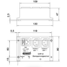 Carica l'immagine nel visualizzatore di Gallery, Protezione di sovratensione da camper OVP 01