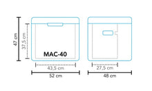Carica l'immagine nel visualizzatore di Gallery, Frigorifero portatile ad assorbimento Mestic MAC-40 AC/DC, 30mbar