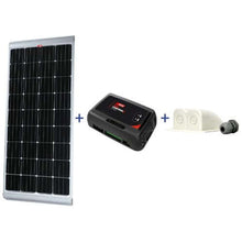 Carica l&#39;immagine nel visualizzatore di Gallery, Kit completo pannello solare NDS SolEnergy 100WP con SCE320
