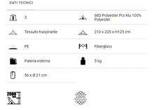 Carica l'immagine nel visualizzatore di Gallery, Scheda tecnica Tenda da campeggio Brunner Globo 3