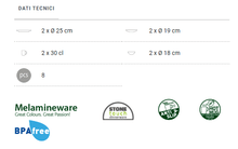 Carica l'immagine nel visualizzatore di Gallery, Scheda tecnica Set piatti da campeggio Brunner TÊTE-Â-TÊTE Pearl