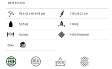 Carica l'immagine nel visualizzatore di Gallery, Scheda tecnica Sedia da campeggio Brunner Raptor Enduro