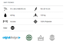 Carica l'immagine nel visualizzatore di Gallery, Scheda tecnica Sedia da campeggio Brunner Raptor NG 2.0