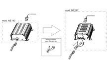 Carica l'immagine nel visualizzatore di Gallery, Funzionamento kit adattatore NE143 a NE287