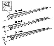 Carica l'immagine nel visualizzatore di Gallery, Thule Tent Led Mounting Rail per 6200/6300/9200