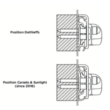 Carica l'immagine nel visualizzatore di Gallery, Adattatore Thule Bike Rack per Dethleffs/Carado/Sunlight