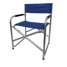 Carica l'immagine nel visualizzatore di Gallery, Set sedie da campeggio regista in alluminio