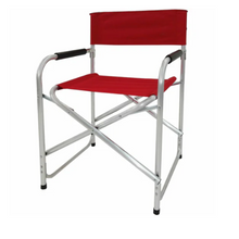 Carica l'immagine nel visualizzatore di Gallery, Set sedie da campeggio regista in alluminio