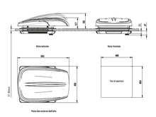 Carica l'immagine nel visualizzatore di Gallery, Plus Fan RVinnotec oblò per camper con ventilazione