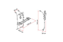 Carica l'immagine nel visualizzatore di Gallery, Portabici Fiamma VW T5/T6 D con doppia porta
