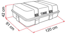 Carica l'immagine nel visualizzatore di Gallery, Bagagliera da tetto portapacchi Fiamma Ultra Box