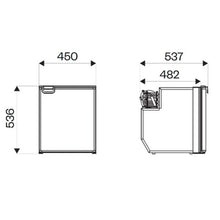 Carica l'immagine nel visualizzatore di Gallery, Compressore ventilato integrato nel frigorifero Cruise