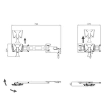 Carica l'immagine nel visualizzatore di Gallery, Installazione supporto TV con sistema auto lock