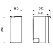 Carica l'immagine nel visualizzatore di Gallery, Installazione frigorifero Tower in spazi verticali stretti