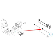 Carica l'immagine nel visualizzatore di Gallery, Manopola illuminazione forno Dometic per camper