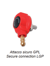 Carica l'immagine nel visualizzatore di Gallery, Presa esterna gas con attacco sicuro
